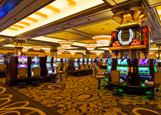 Interior view of the casino